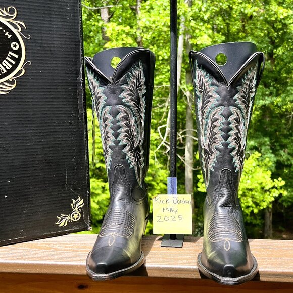 Liberty Boot Co. [NOS] Black Women's Cowgirl Boots in size 9B